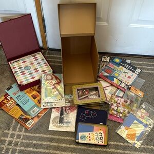 Scrapbooking bundle and magazines #437